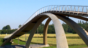 версия моста да Винчи, построенная в Осло