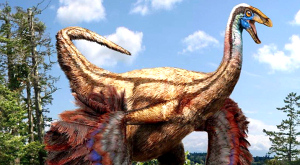 реконструкция внешнего вида Ornithomimus edmontonicus
