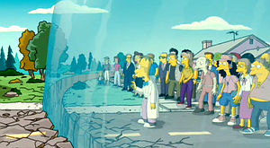 кадр из фильма «Симпсоны в кино»