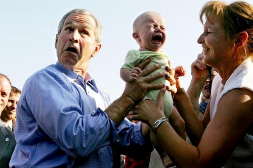 Этот забавный Джордж Буш (18 фото)