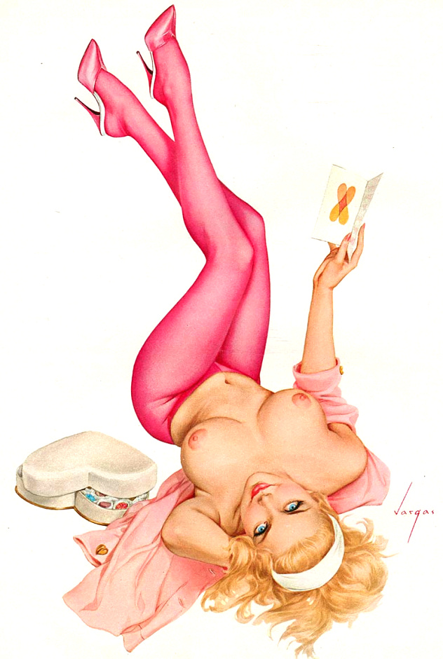 Пин-ап Альберто Варгаса для Playboy (20 фото)