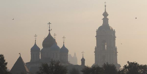 Смог от пожаров в Москве