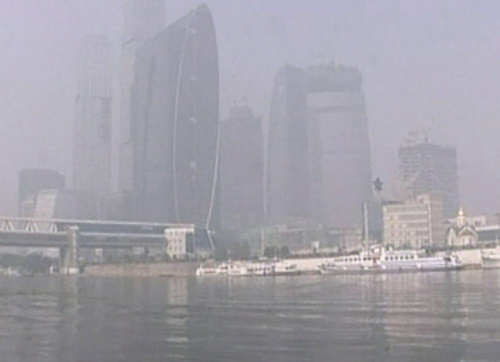 Смог от пожаров в Москве