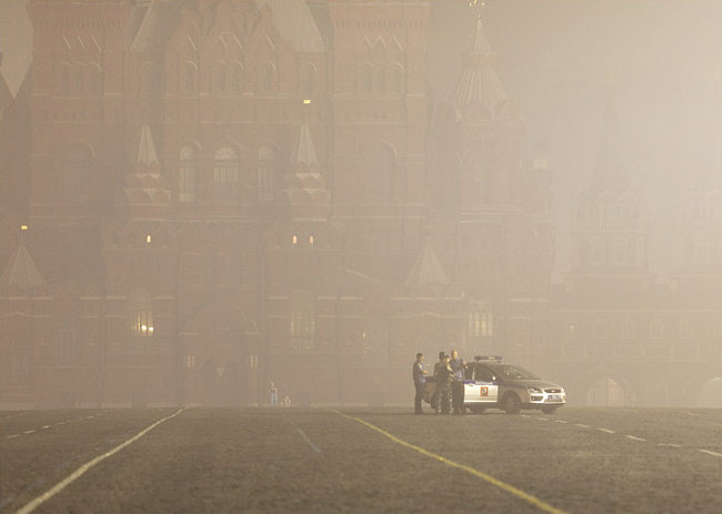 Смог от пожаров в Москве