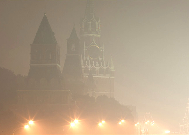 Смог от пожаров в Москве