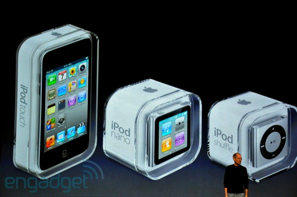 Новые плееры Apple iPod