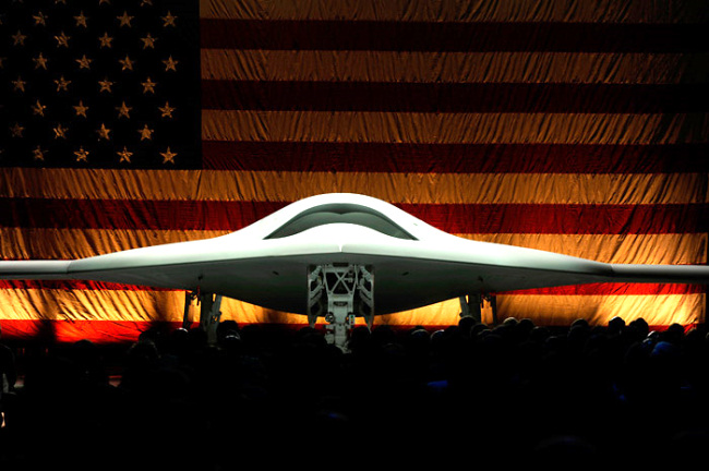 Американский беспилотник X-47B