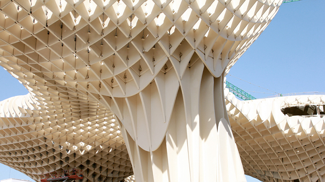 Деревянный гигант Metropol Parasol в Севилье