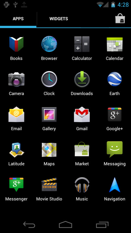 Samsung Galaxy Nexus на Android Ice Cream Sandwich