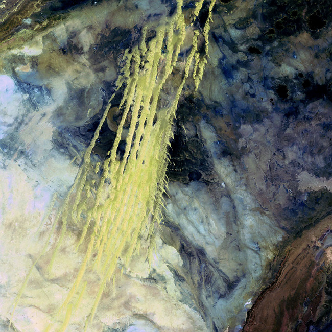Снимки Landsat из серии «Земля как искусство»