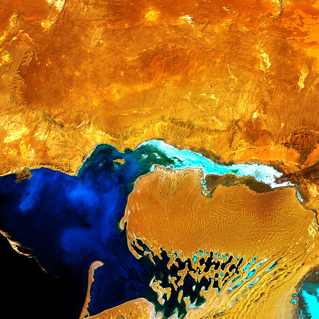 Снимки Landsat из серии «Земля как искусство»