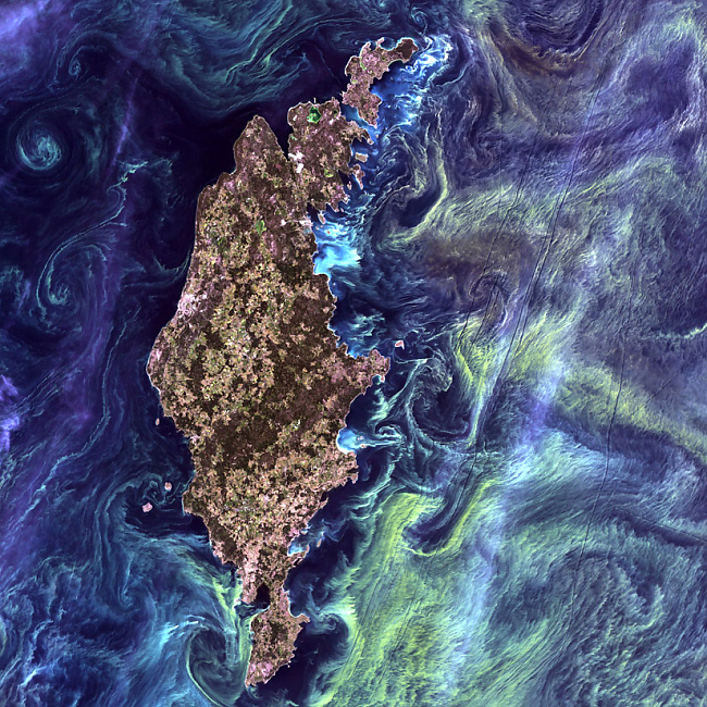 Снимки Landsat из серии «Земля как искусство»