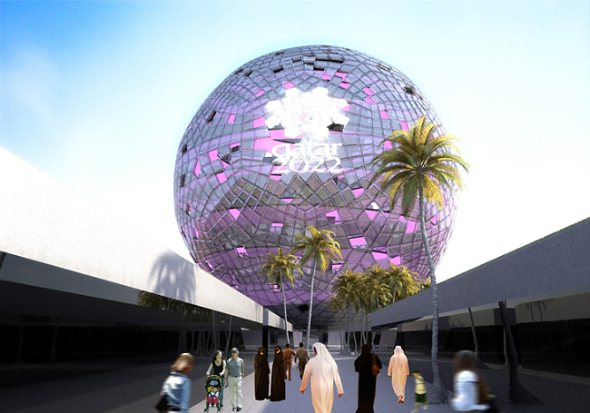 Здание-шар для футбольного Катара