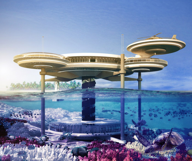 Проект Water Discus Hotel для Дубая